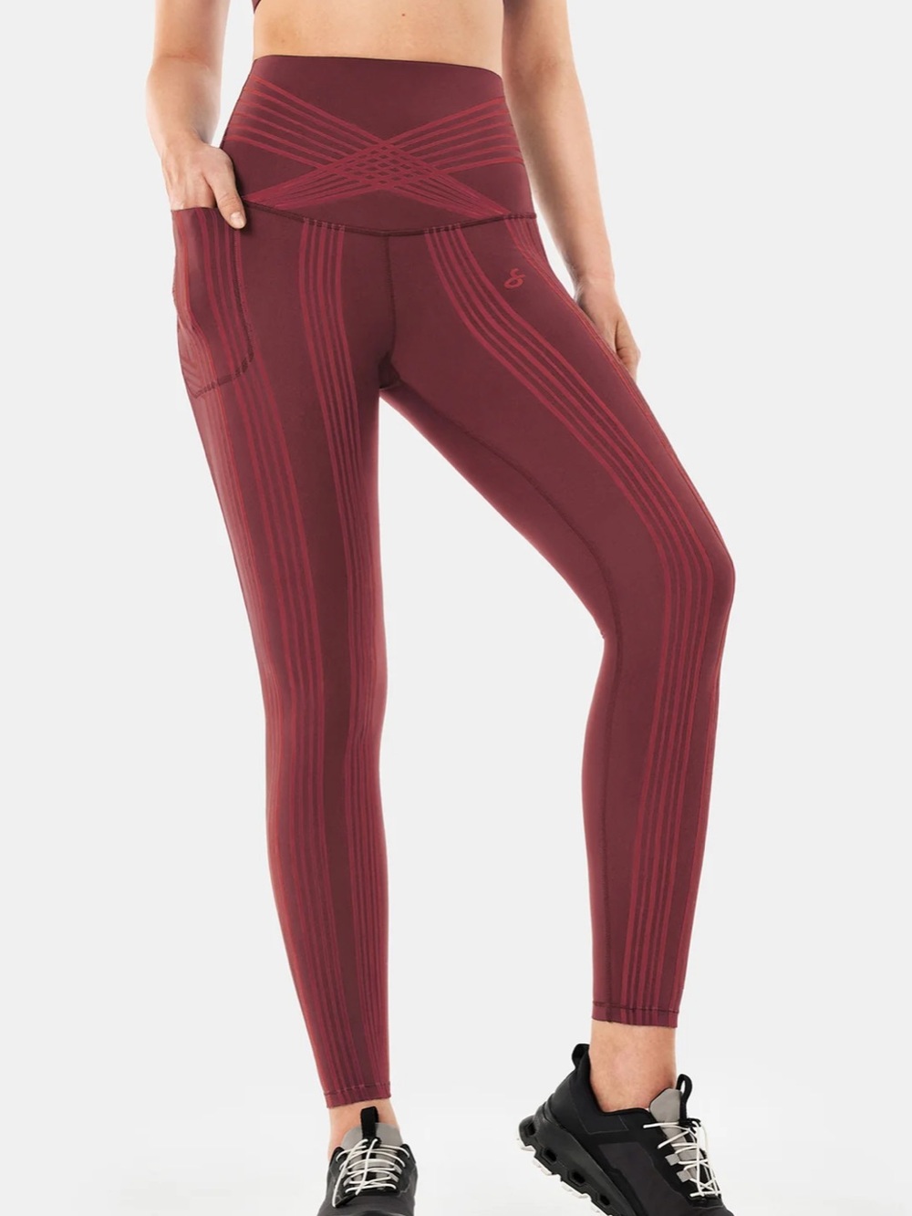 Fanka PowerBand Resistance High Intensity Leggings (Reversible Wear) Size XS